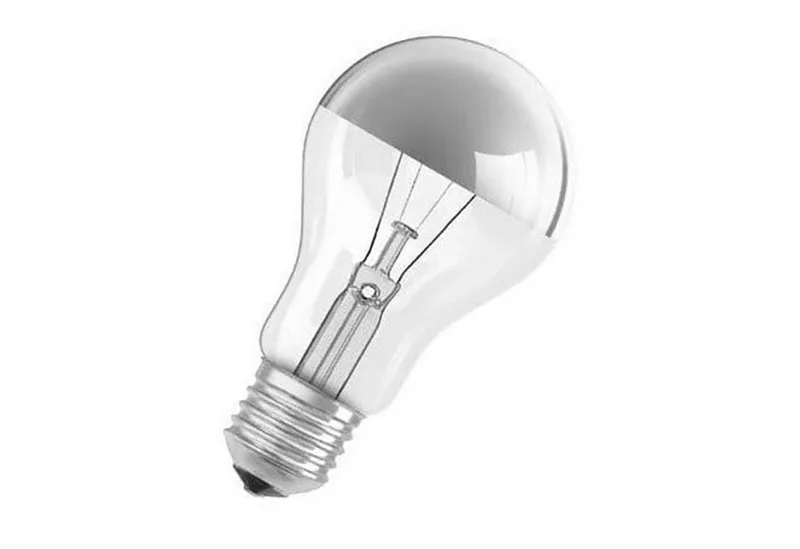 Spezialleuchtmittel Kopfspiegellampe E27 silber, E27, 1 St., warmweiß, dimmbar by Osram – product photo