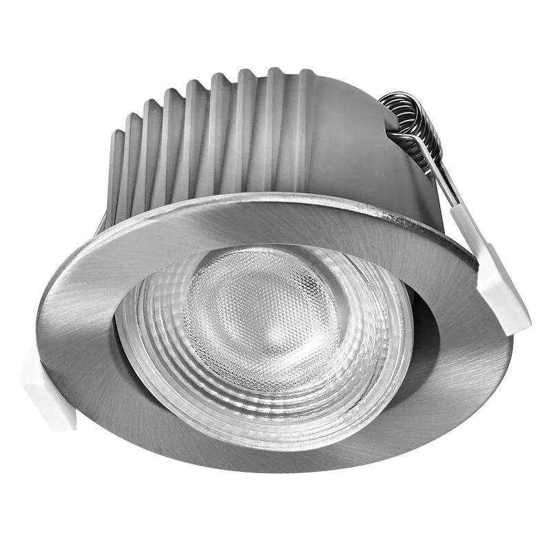 Spot Set LED inbouwspot CCT IP44 4,9W satijnnikkel, set van 3 badkamer Click-CCT drietraps, 2700–6500K van Osram in Satijn nikkel – productfoto