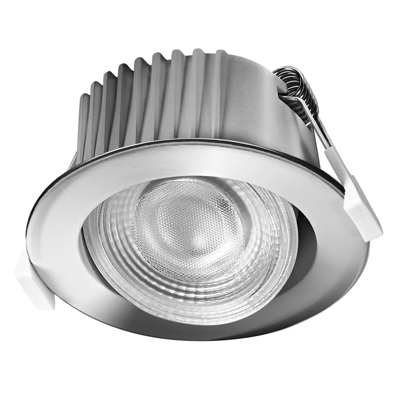 Spot Set LED inbouwspot CCT IP44 4,9W set van 3 badkamer Click-CCT drietraps, 2700–6500K de Osram en Chrome – photo produit
