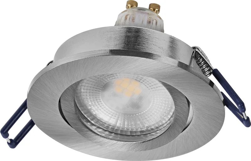 HOMELIGHTING 4058075853492 Tak-spotlights, LED-downlight LED GU10 Satin Nickel från Osram – produktbild