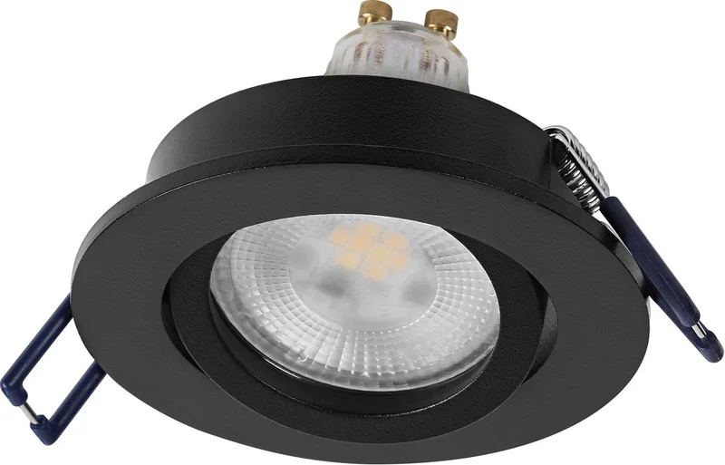 HOMELIGHTING 4058075853515 Spot de plafond, Plafonnier à spot LED LED GU10 noir de Osram – photo produit