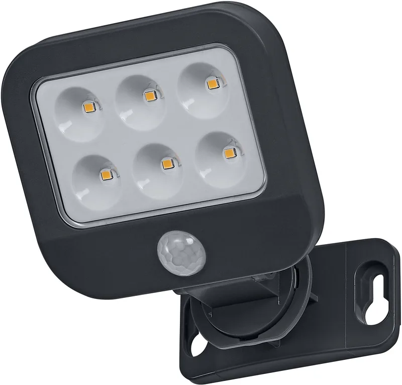 spot/straler, 1,8 W, 140 lm, 3000 K, IP44, levensduur van 25.000 uur, PIR-bewegingssensor, USB-C-oplaadfunctie de Osram en Gris foncé – photo produit