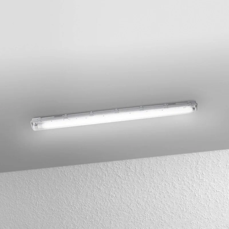 vådrumslampe SUBMARINE 126 cm 1 x 15 W G13-LED IP65 fra Osram i Grå – produktbillede 3 af 5