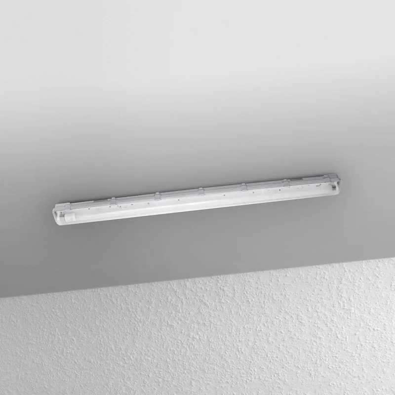 vådrumslampe SUBMARINE 126 cm 1 x 15 W G13-LED IP65 fra Osram i Grå – produktbillede 2 af 5