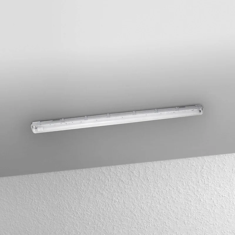 Submarine led-vochtbestendige lamp, 1x19 W, neutraalwit 4000 K, 2050 lm, IP65, stof- en spatwaterdicht, voor kelder en garages by Osram in Grey – product photo 3 of 5