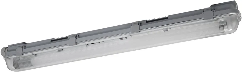 Submarine vochtbestendige lamp met ingebouwde bewegingsdetector 60cm 8W, LED-lamp in grijs, IP65-bescherming, voor magazijnen en garages fra Osram – produktbillede