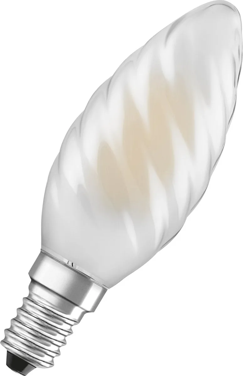 Superstar dimbare LED lamp met bijzonder hoge kleurweergave (CRI9-), E14-basis matglas ,Koud wit (4-K), 47- Lumen, substituut voor 4-W-verlichtingsmiddel dimbaar, 1-Pak fra Osram – produktbillede