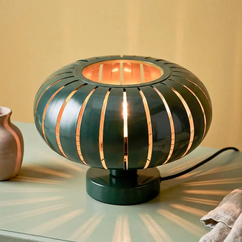 tafellamp Decor Flora, Ø 28 cm, E27 by Osram in Dark green – product photo