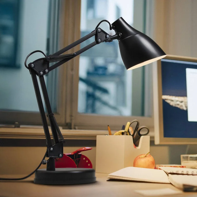 tafellamp Office Line Desk Pear, E27 van Osram in Zwart – productfoto