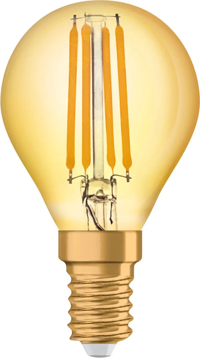 Vintage 1906 Classic Filament LED P45, 4W E14 lumière de bougie 2400K, remplace 35W de Osram – photo produit