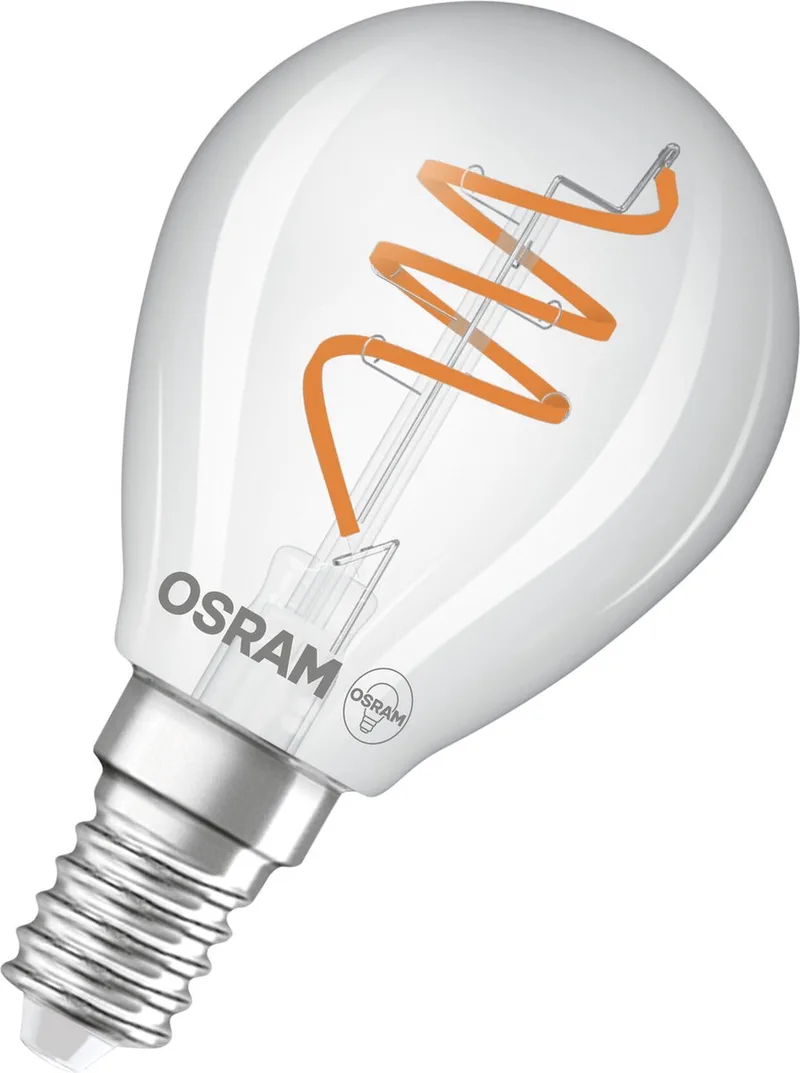 Vintage 1906 LED Classic Slim E14 Peer Filament Helder 4.6W 470lm - 927 Zeer Warm Wit | Beste Kleurweergave - Dimbaar - Vervangt 40W by Osram – product photo
