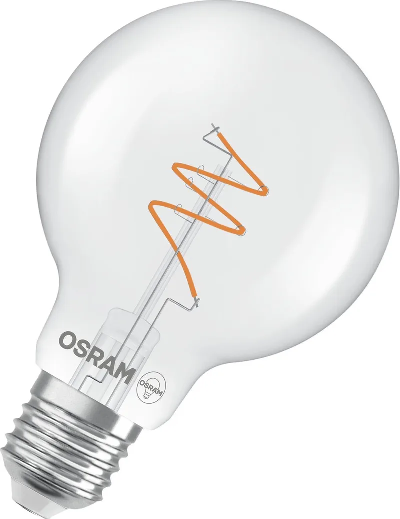 Vintage 1906 LED E27 Globe Filament Helder 4.6W 470lm - 927 Zeer Warm Wit | Beste Kleurweergave - Dimbaar - Vervangt 40W de Osram – photo produit