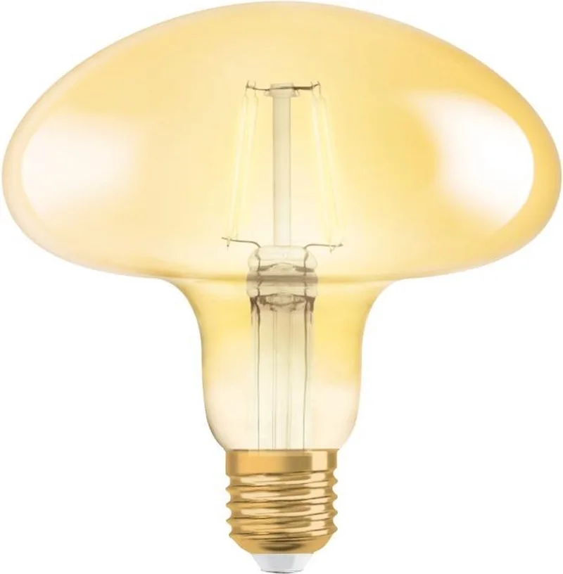 Vintage 1906 LED Mushroom Filament - 4.5W E27 Kaarslicht 2500K | Vervangt 40W de Osram – photo produit