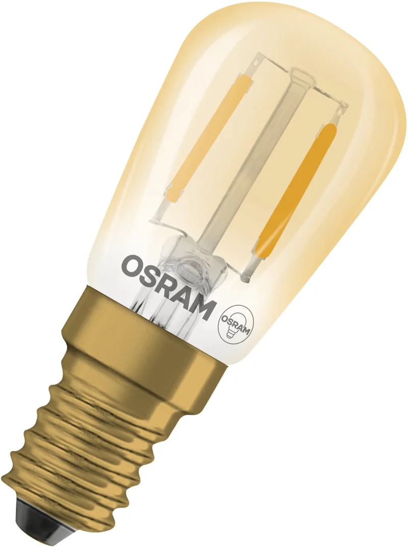 Vintage 1906® LED Special Shapes LED E14 Tubular Amber 1.6W 50lm - 824 Zeer Warm Wit | Vervangt 15W de Osram – photo produit
