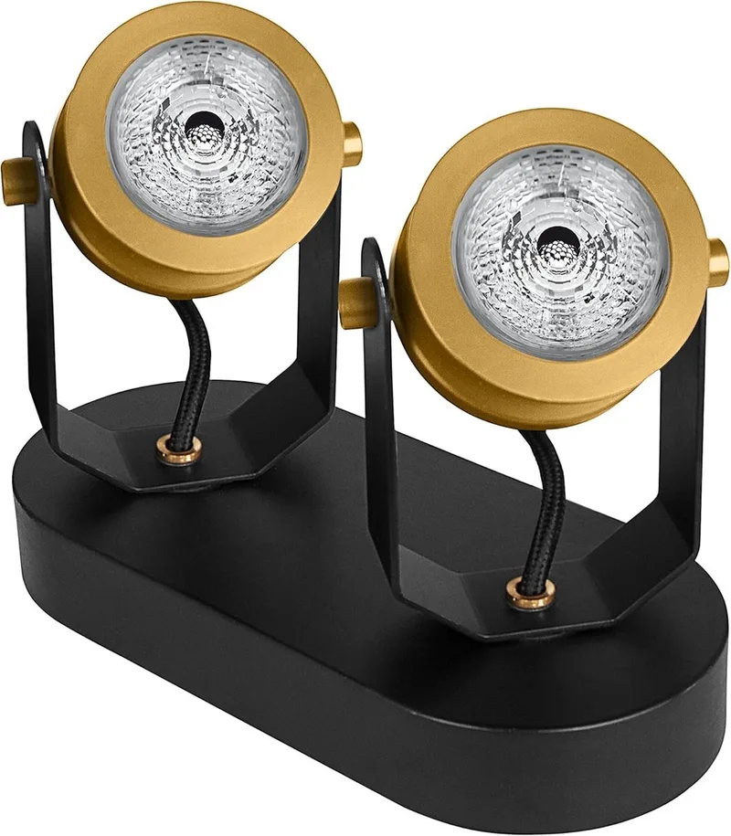 Vintage 1906 plafondverlichting GU10 van Osram in Goud – productfoto
