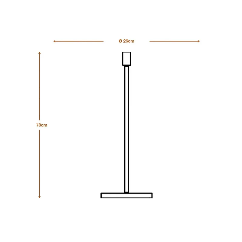 vloerlamp DECOR STICK, hoogte 78 cm, 1 x E27 van Osram in Beige – productfoto