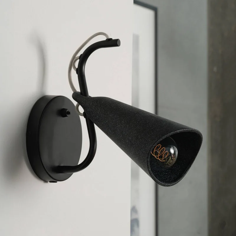 wandlamp Decor Bell, staal, E27 fra Osram i Sort – produktbillede