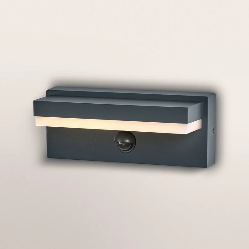 wandlamp ENDURA STYLE ROBUST, sensor, IP54 de Osram en Gris foncé – photo produit
