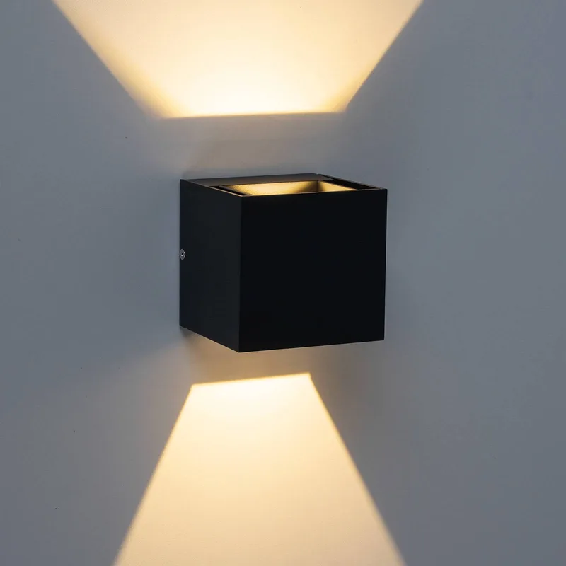Block LED buitenwandlamp up/down by Paul Neuhaus in Anthracite – product photo