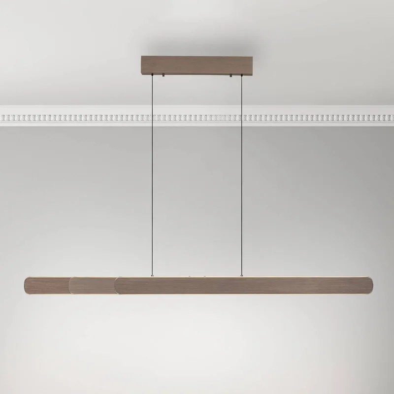 hanglamp Adriana, bruin, lengte 160 cm fra Paul Neuhaus i Donkerbruin – produktbillede