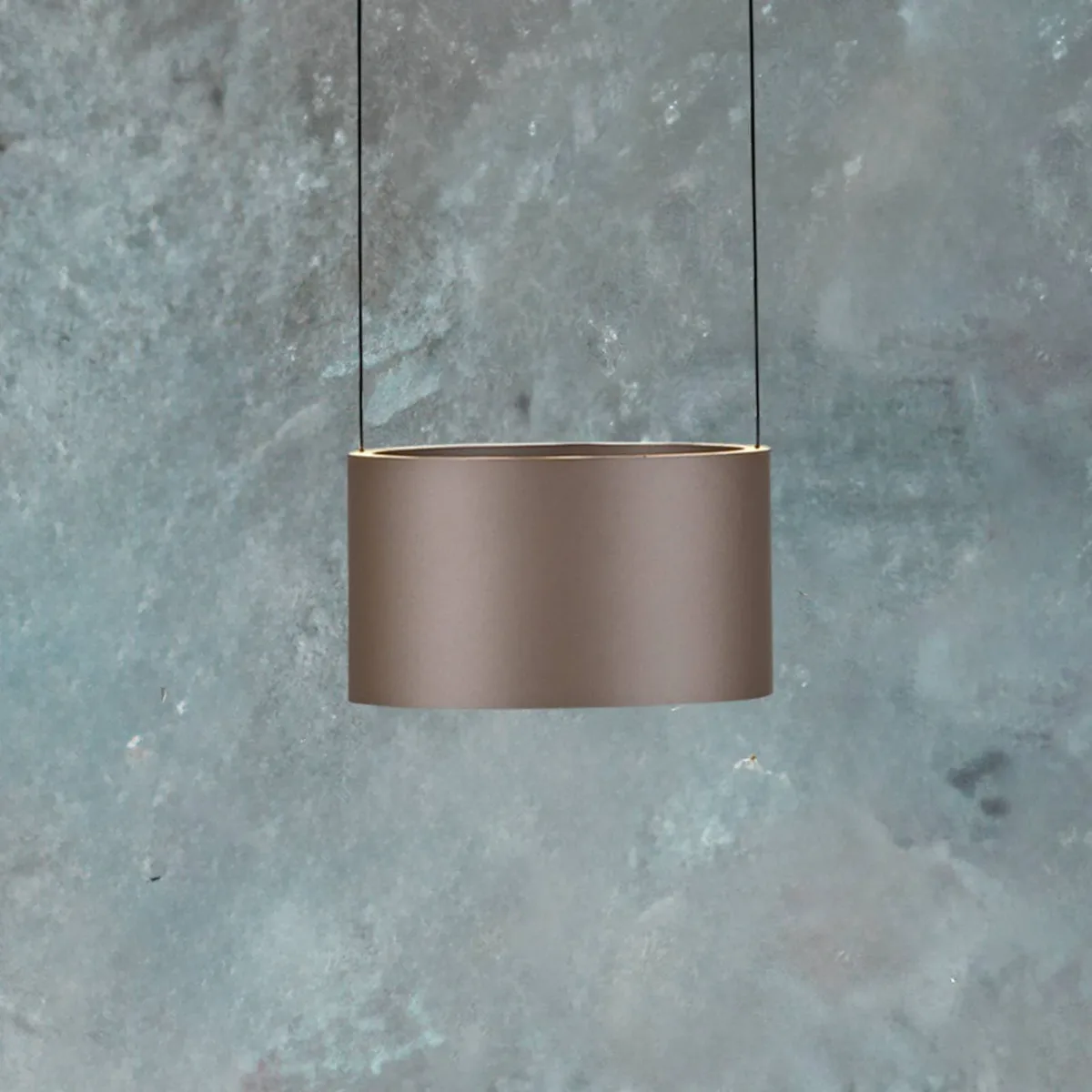 LED hanglamp PURE Clipse, bronskleurig Ø 20 cm CCT, 2-lamps von Paul Neuhaus in Bronze, Transparent – Produktfoto
