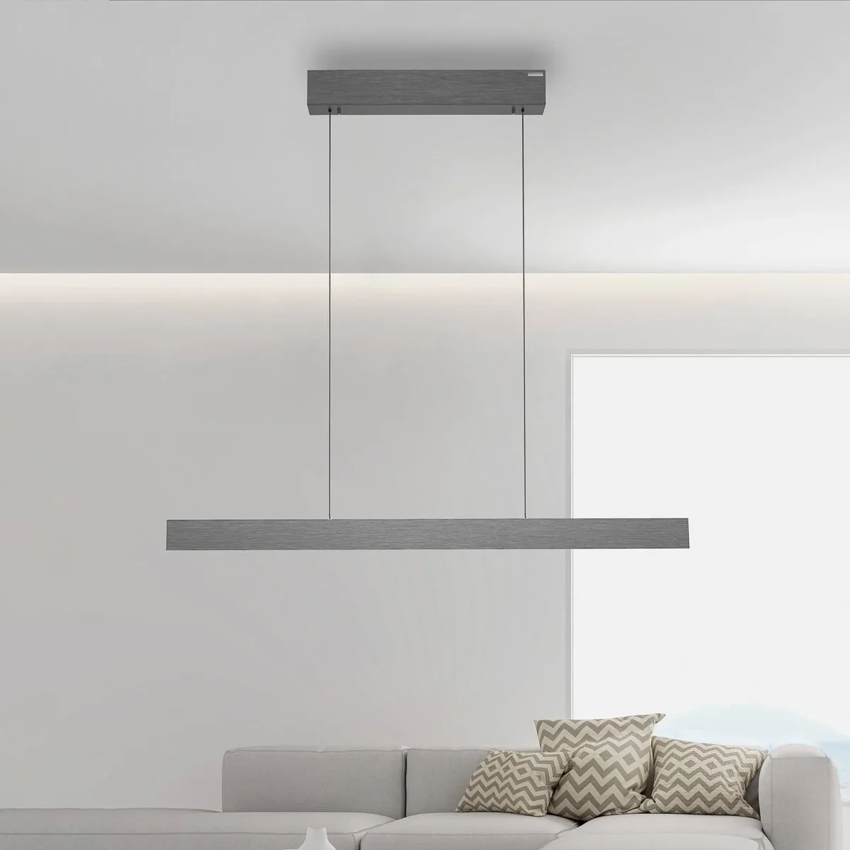 LED hanglamp PURE E-Motion, CCT de Paul Neuhaus en Platina – photo produit