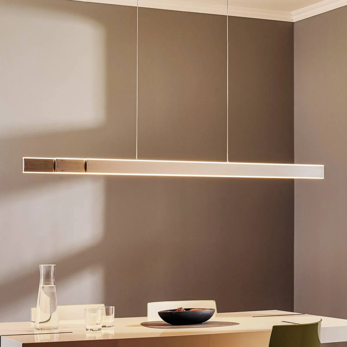LED hanglamp PURE Lume, diamant, CCT fra Paul Neuhaus i Diamant, Hvid – produktbillede