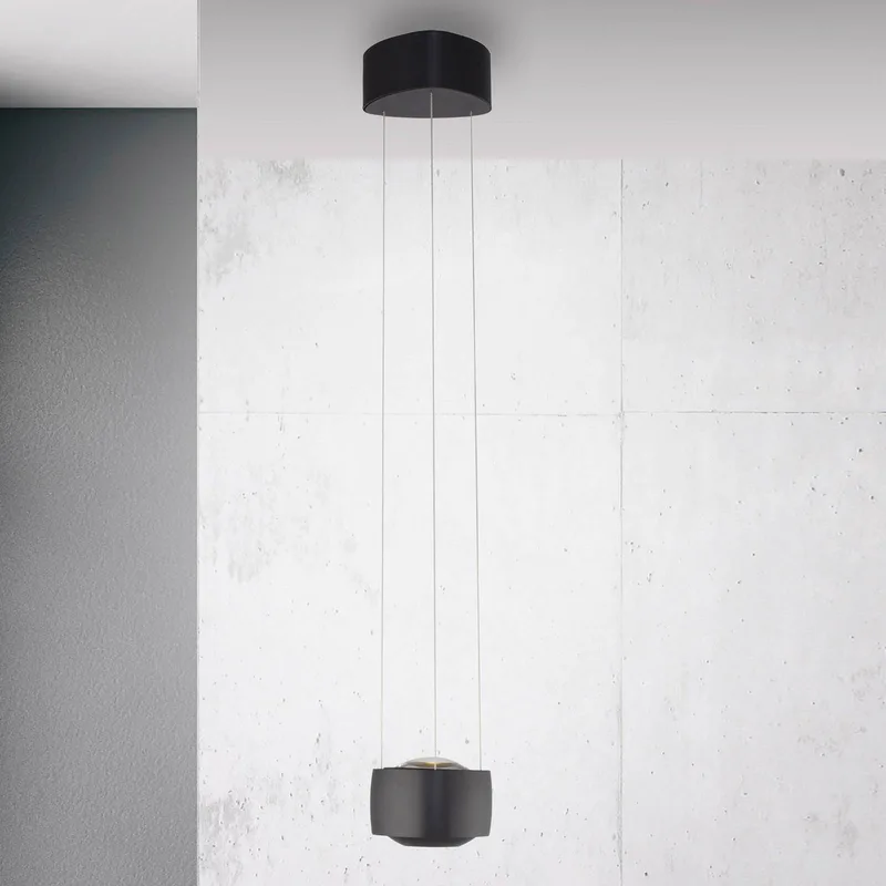 LED hanglamp Q-Stretto, Ø 14,5 cm fra Paul Neuhaus i Sort – produktbillede