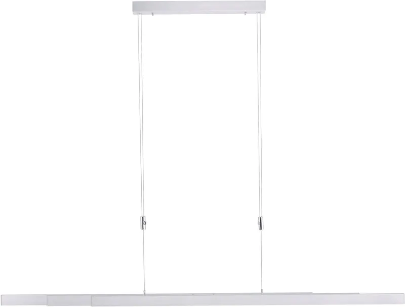 LED Pendelleuchte Adriana, Dimmfunktion, Farbsteuerung, Memoryfunktion, mehrere Helligkeitsstufen, LED fest integriert, Neutralweiß, Kaltweiß, Warmweiß, CCT-Lichtmanagement, Touchdimmer, Touchschalter, Höhenverstellbar de Paul Neuhaus en Argent – photo produit