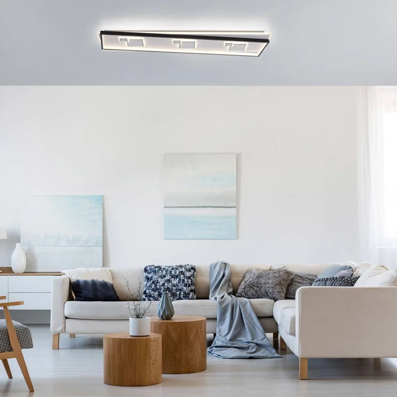 LED-Deckenleuchte Mailak, Länge 97 cm von Paul Neuhaus in Weiß – Produktfoto