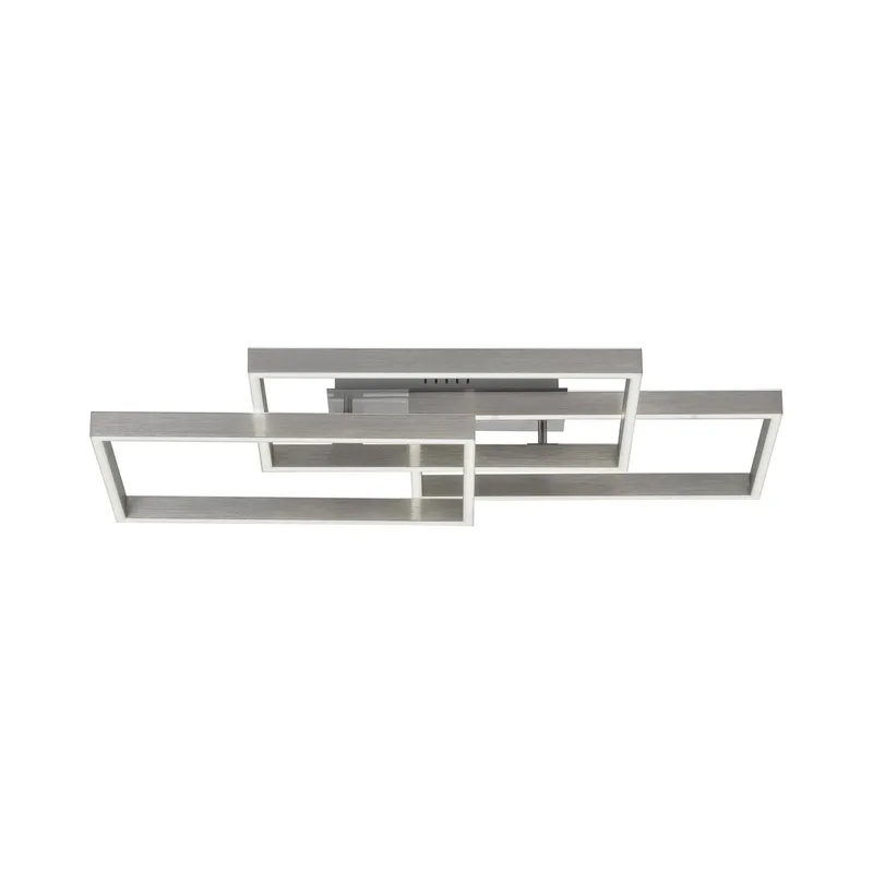 LED plafondlamp Paan, 82 x 50 cm, CCT, dimbaar de Paul Neuhaus en Staal, Blanc – photo produit