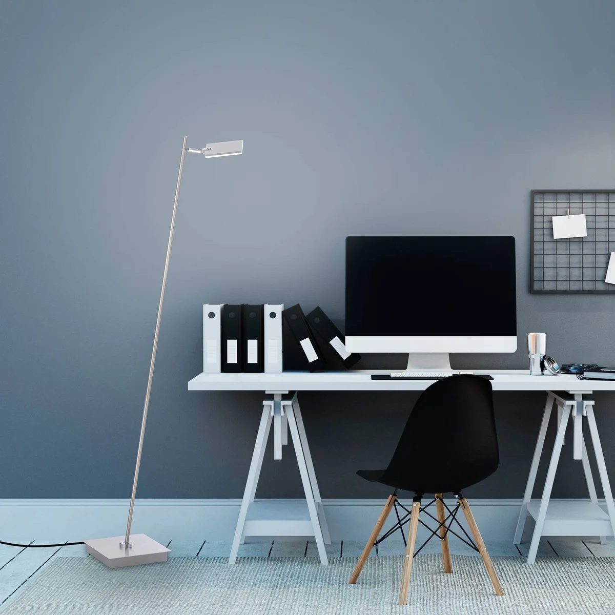 LED vloerlamp PURE Mira, diamant, afstandsbediening, CCT de Paul Neuhaus en Diamant, Blanc – photo produit