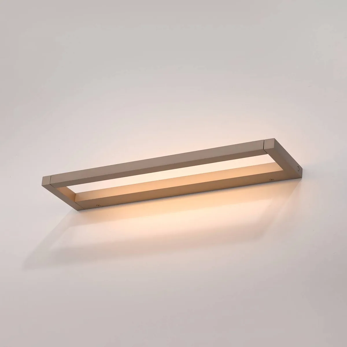 LED wandlamp PURE Puro, breedte 50 cm, aluminium, dimmer de Paul Neuhaus en Bronze – photo produit