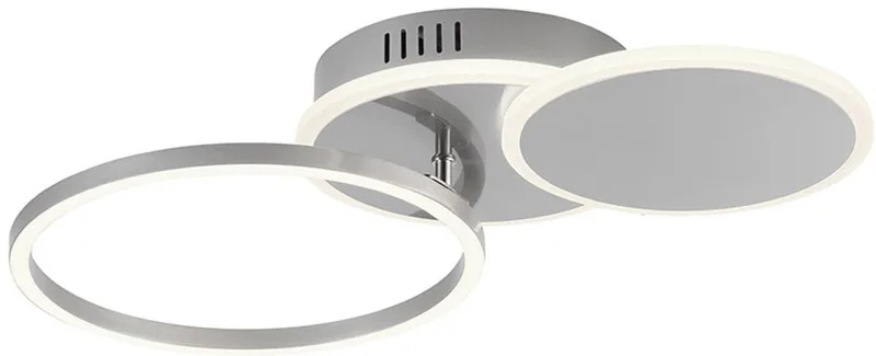 Plafondlamp Baikal 3 lichts van Paul Neuhaus in Mat chroom – productfoto