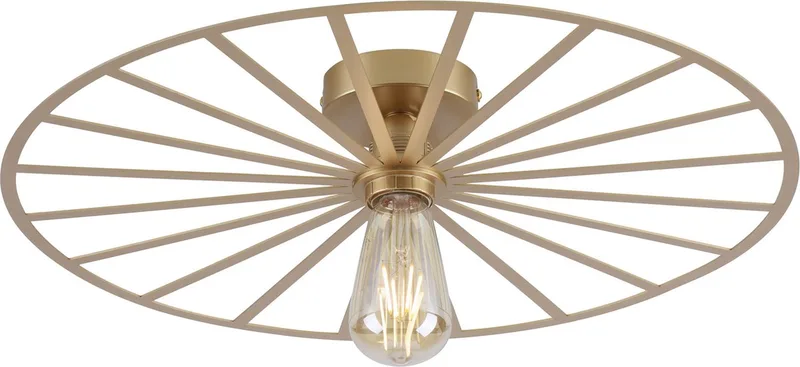 Plafondlamp Isabella Ø 50 cm mat-goud von Paul Neuhaus in Gold – Produktfoto