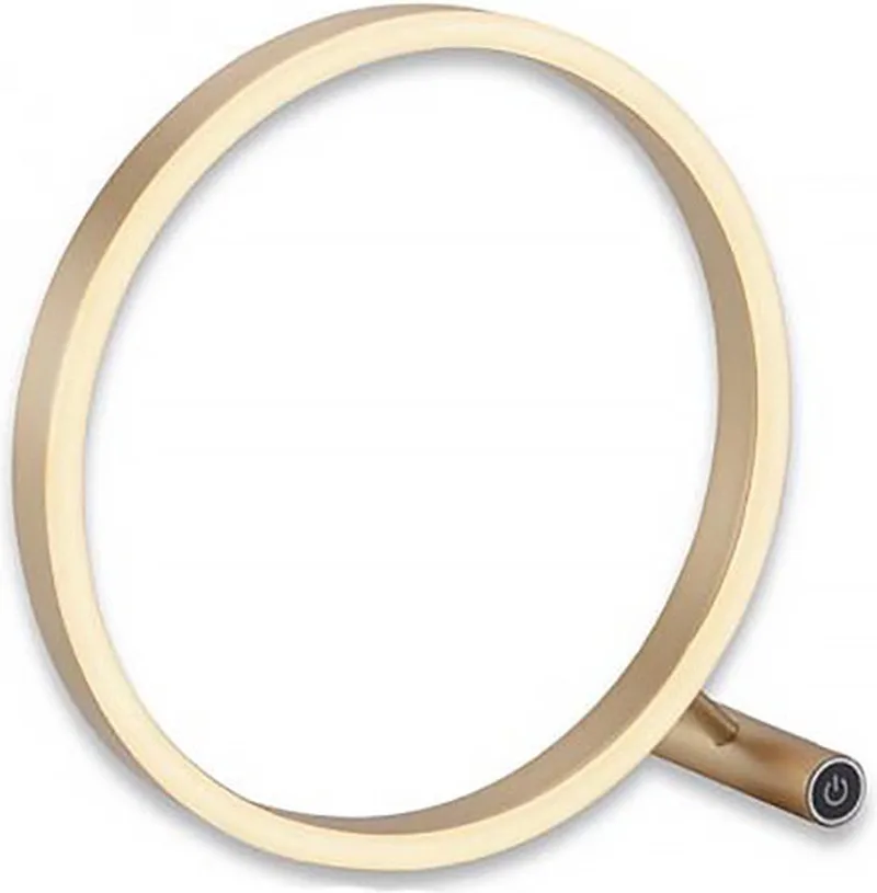 LED-Tischleuchte Ritus, messing matt von Paul Neuhaus in Gold – Produktfoto