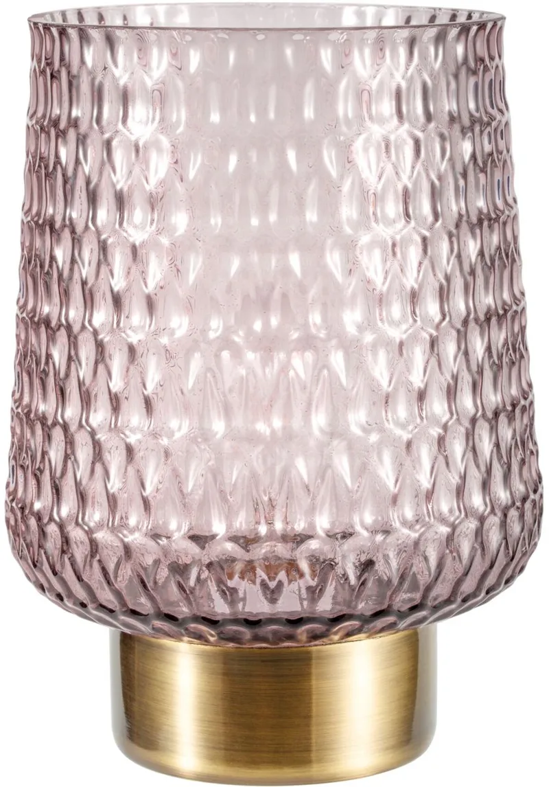 LED Tafellamp op Batterijen - E27 - 2700K Warm Wit - 30 lm - 0,8W - Woonkamer & Slaapkamer - Sparkling Glamour - Bruin/Messing de Pauleen en Marron, Laiton – photo produit