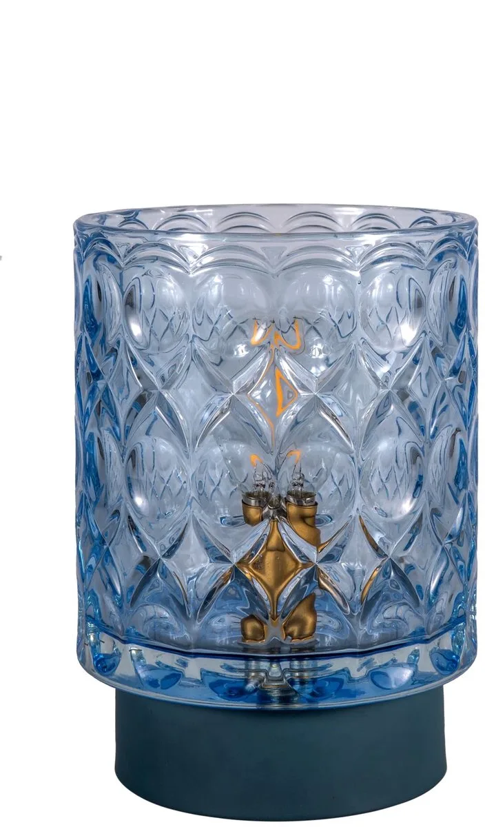 Paulmann Pauleen LED-tafellamp Chic Glamour E14 2700K 15lm 0,4W de Pauleen en Ice blue – photo produit