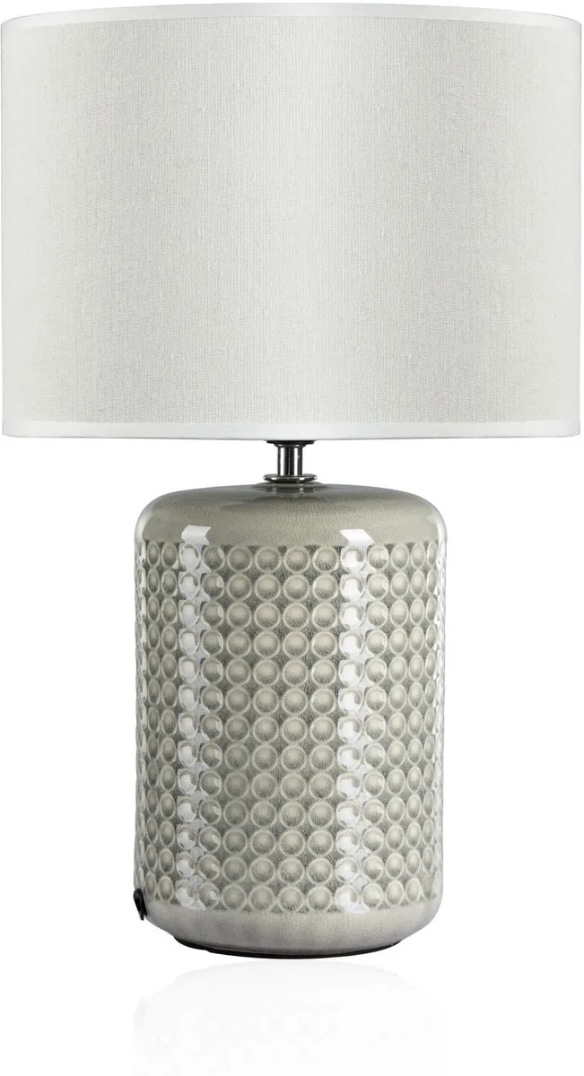 Go for Glow bordlampe med keramisk fod fra Pauleen i Beige, Grå, Grøn – produktbillede