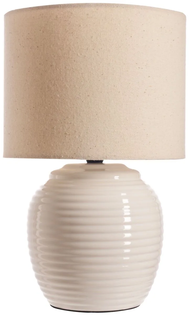 Paulmann Pauleen LED Tafellamp Lovely Charm - E14 - Max. 20W - Woonkamer, Slaapkamer & Eetkamer - Beige/Creme de Pauleen en Beige, Crème – photo produit