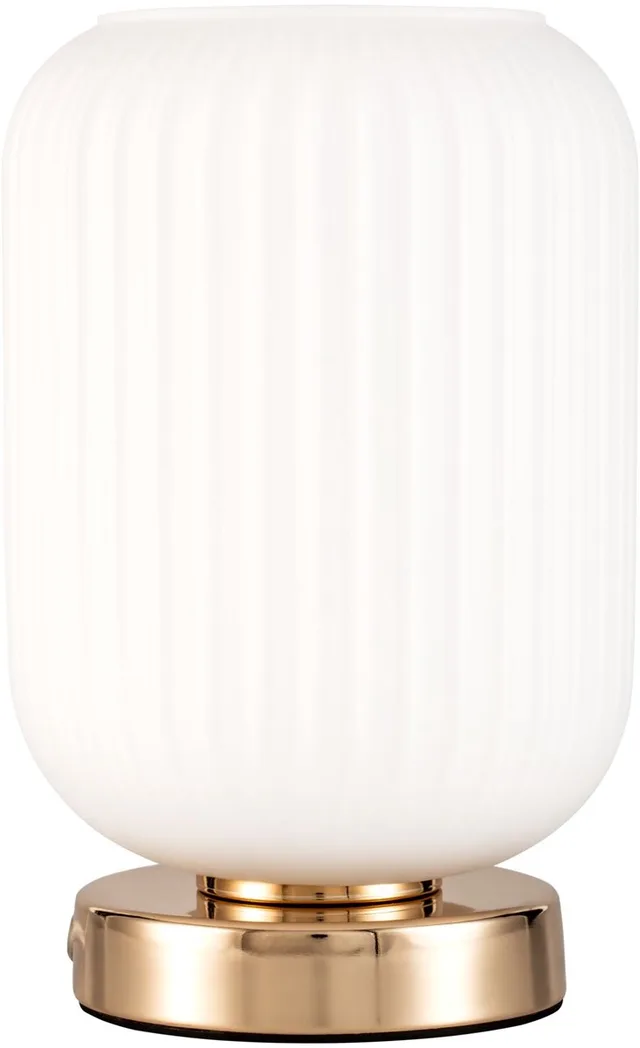 Noble Purity bordlampe med hvidt glas