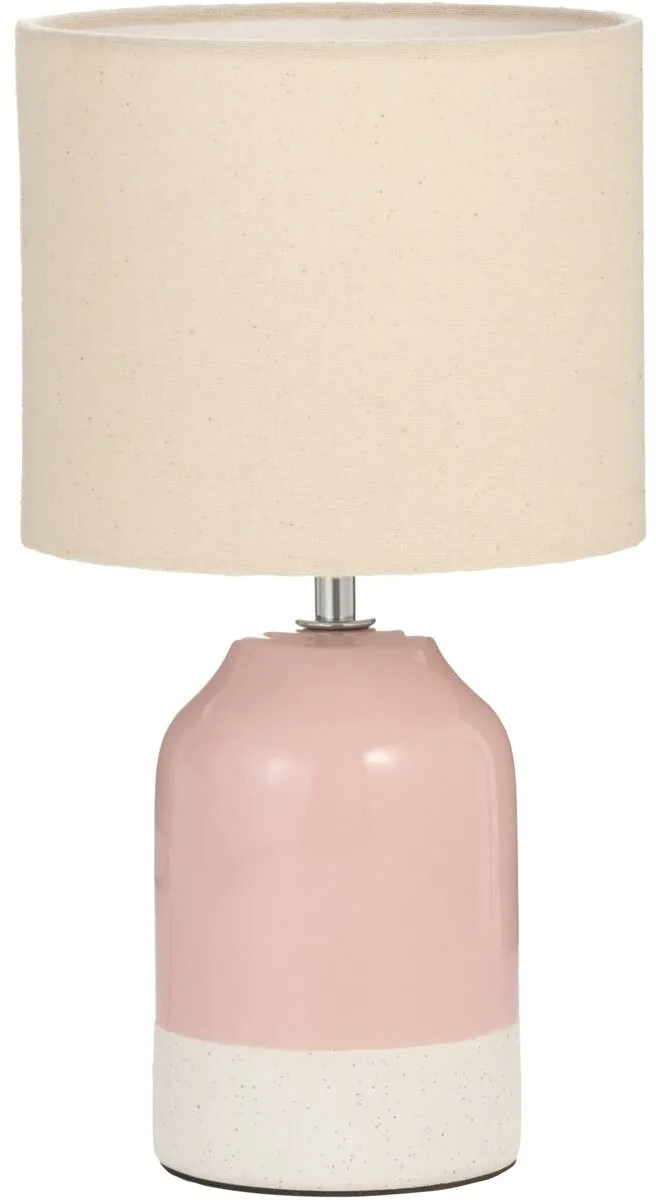 Paulmann Pauleen LED Tafellamp Sandy Glow - E14 - Max. 20W - Woonkamer, Slaapkamer & Eetkamer - Crème/Rose de Pauleen en Crème, Rose – photo produit