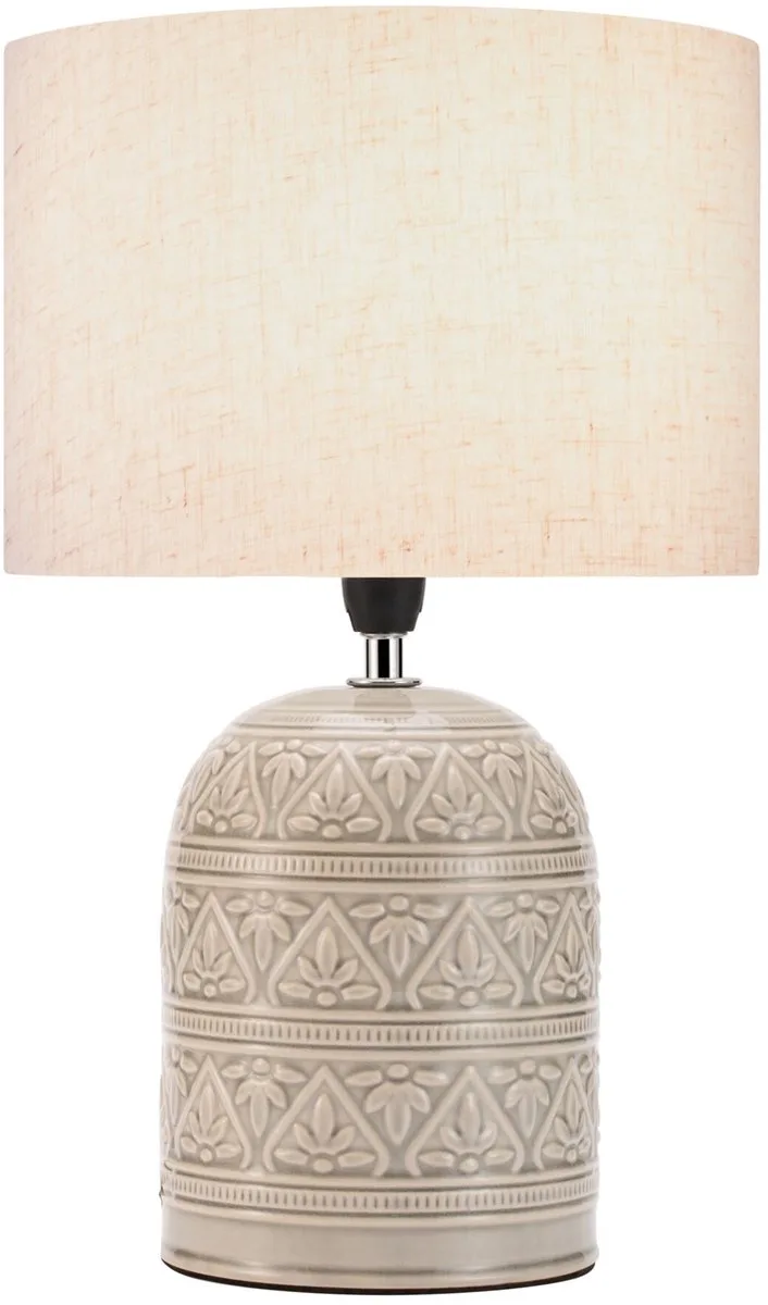 Paulmann Pauleen LED Tafellamp Tender Pearl - E14 - Max. 20W - Woonkamer, Slaapkamer & Eetkamer de Pauleen en Beige – photo produit