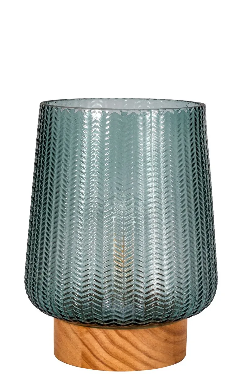 Paulmann Pauleen Mobiele LED Tafellamp Sparkling Glamour - E27 - 2700K - 40lm - Turkoois/Hout fra Pauleen i Turkis – produktbillede