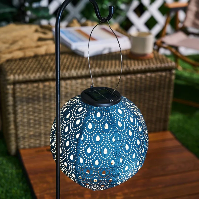 Sunshine Charm LED solar-sfeerlamp blauw de Pauleen en Bleu foncé – photo produit