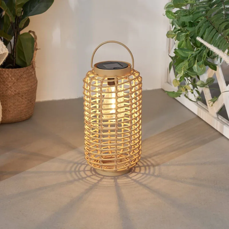 Sunshine Darling LED-Solarlaterne von Pauleen in Beige – Produktfoto