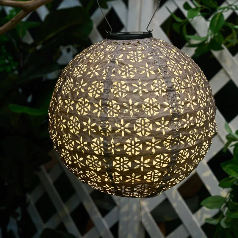Sunshine Dreamer LED-Solar-Dekolampe taupe von Pauleen in Taupe – Produktfoto