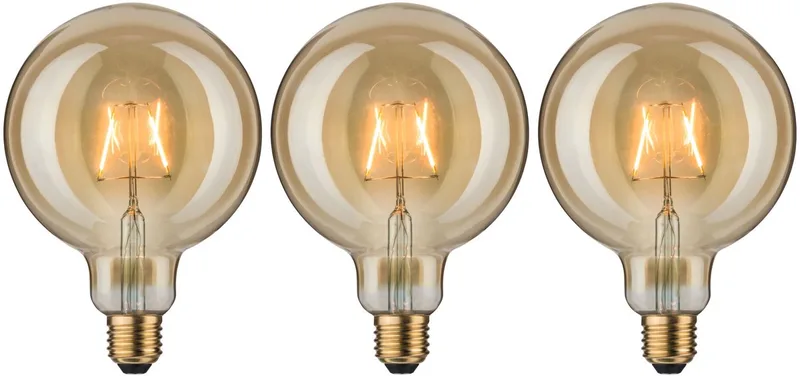 1879 Filament 230 V LED Globe G125 E27 3x170lm 3x2,7W 1700K Goud von Paulmann – Produktfoto