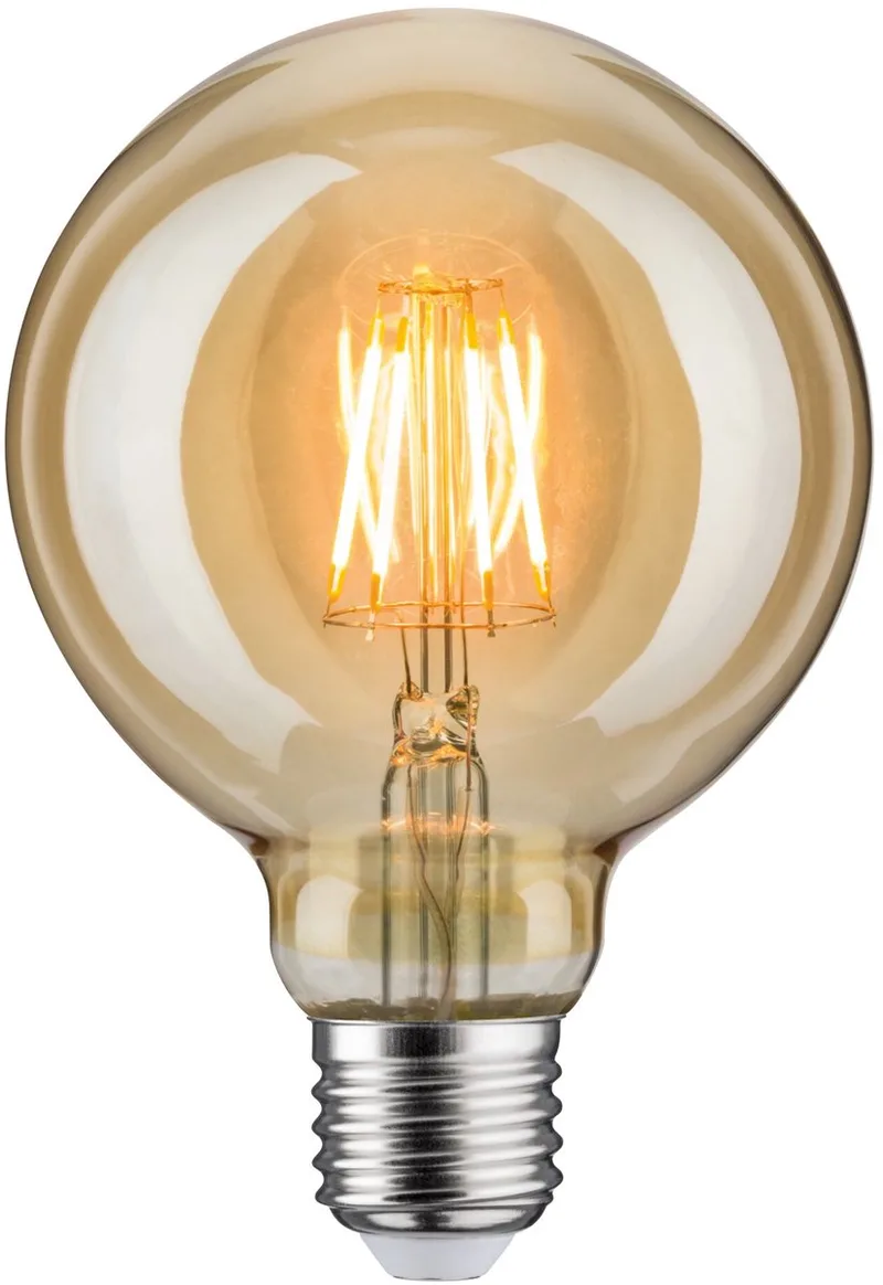 1879 Filament 230 V LED Globe G95 E27 400lm 6,5W 1700K Goud fra Paulmann – produktbillede