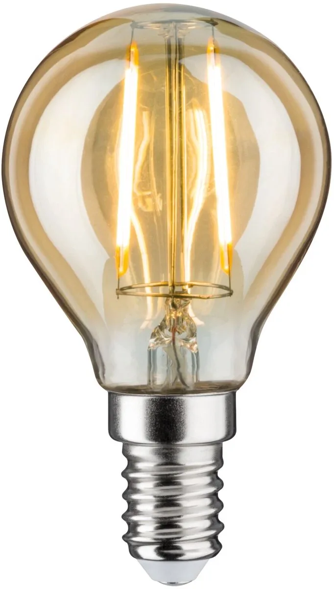 1879 Filament 230 V LED-kogellamp E14 Non Dim 160lm 2W 1700K Goud von Paulmann – Produktfoto
